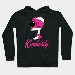 Kimberly Pink Ranger Female Superhero Logo Parody Hoodie